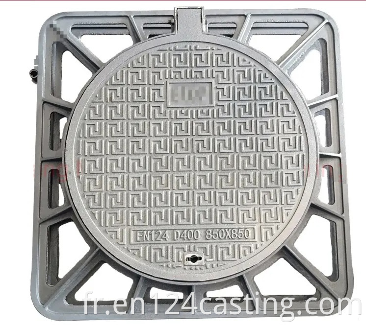 Square Frame Ductile Manhole Cover 850